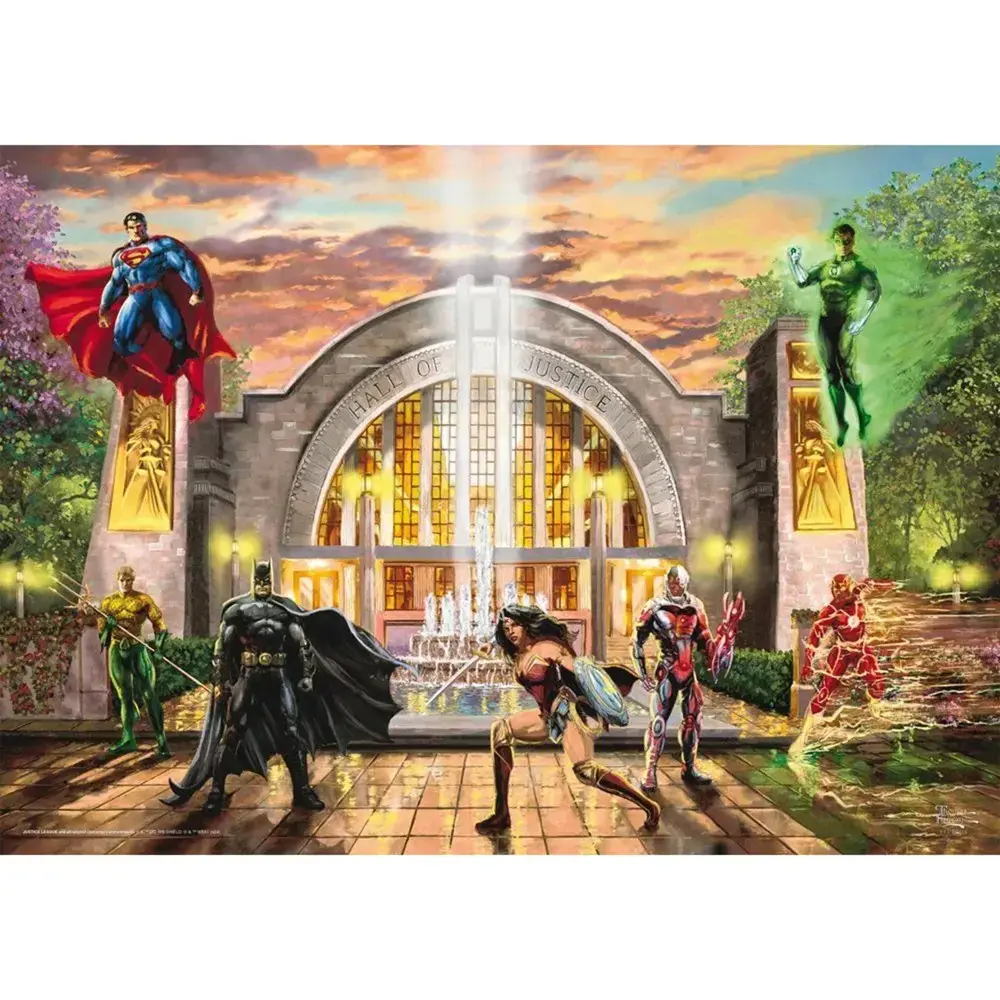 Schmidt Spiele 58788 Пазл DC Justice League 1000 деталей Photo 2