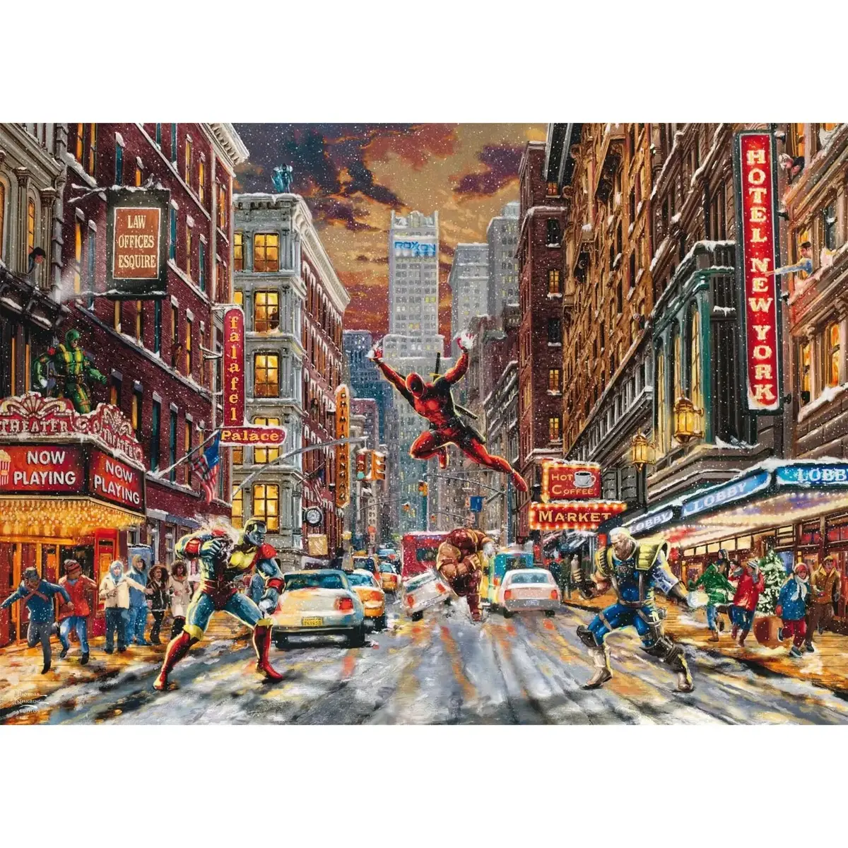Пазл Schmidt Spiele Marvel Deadpool Snow Day 1000 шт Photo 2
