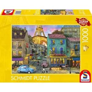 Пазл schmidt spiele In the Streets of Paris — 1000 элементов, для взрослых