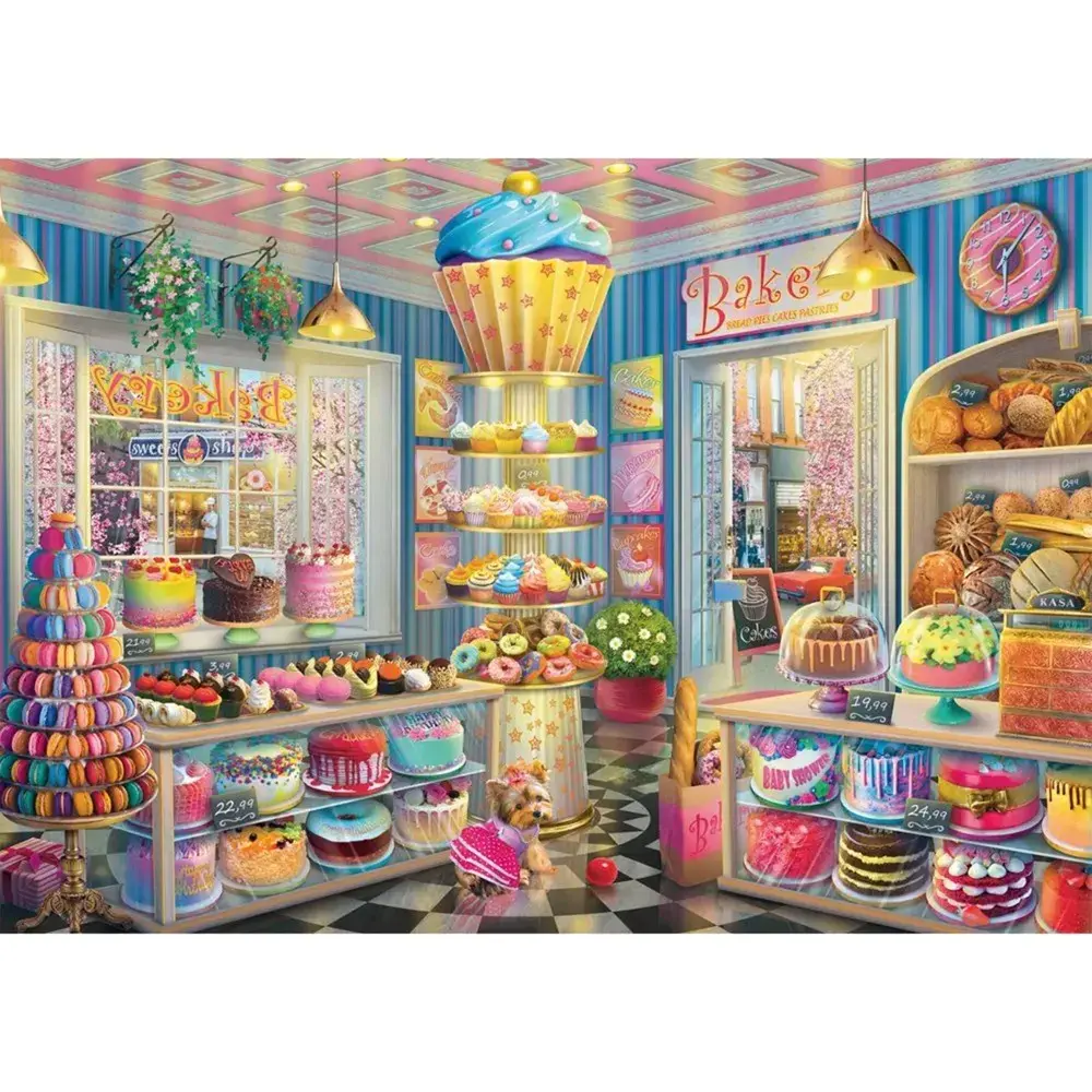 Пазл schmidt spiele Bunte Bäckerei 1000 элементов Photo 2
