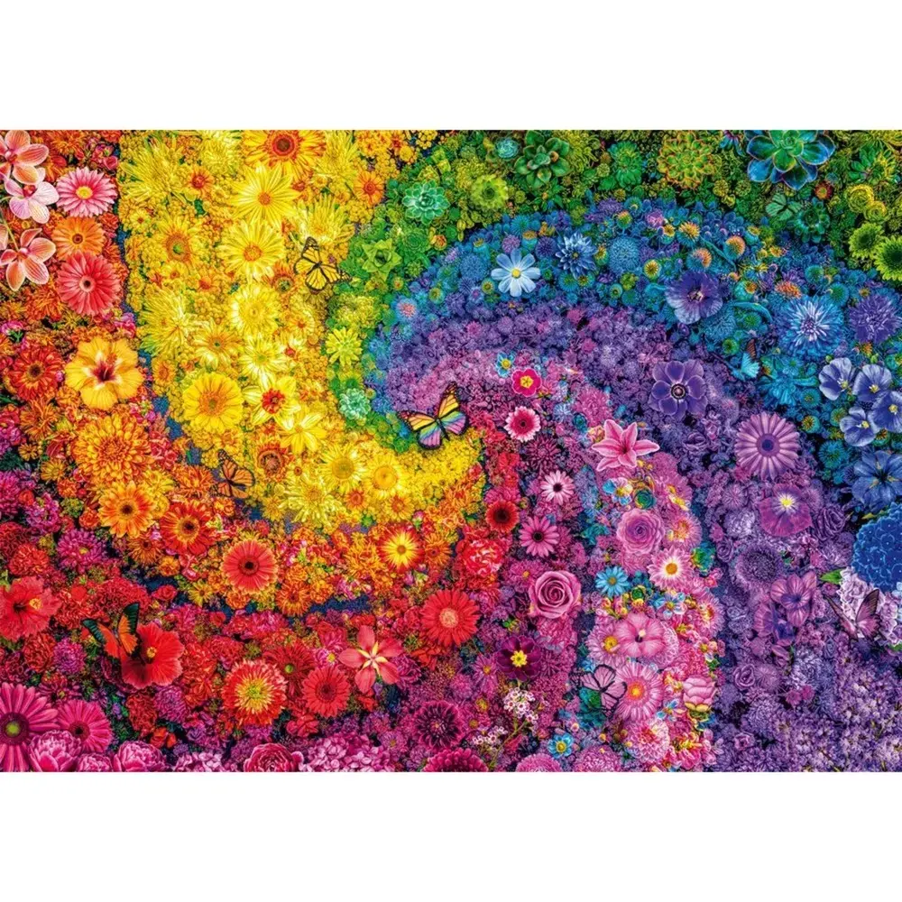Schmidt Spiele Colorful Flower Swirl — 2000 gab. Photo 2