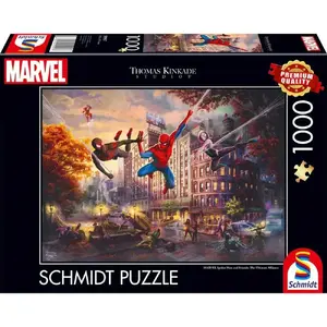 Пазл schmidt spiele Thomas Kinkade Studios 1000 элементов Marvel Spider-Man & Friends
