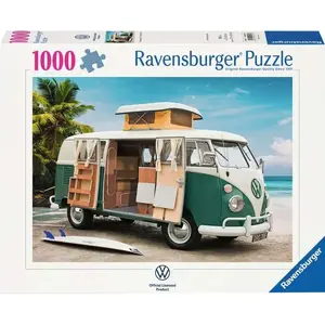 Пазл Ravensburger Volkswagen T1 CamperVan 1000 деталей – изображение классического кемпера