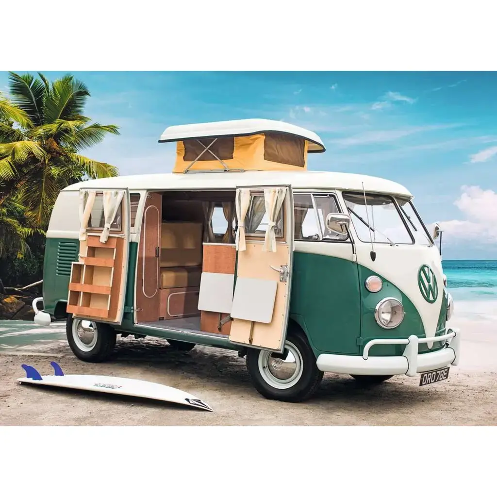 Ravensburger Volkswagen T1 CamperVan 1000 gab. puzle Photo 2