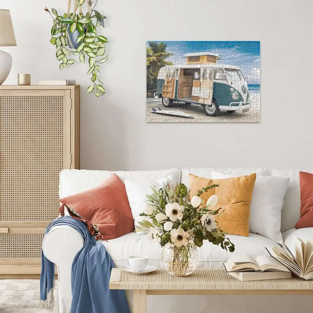 Ravensburger Volkswagen T1 CamperVan 1000 gab. puzle Photo 4