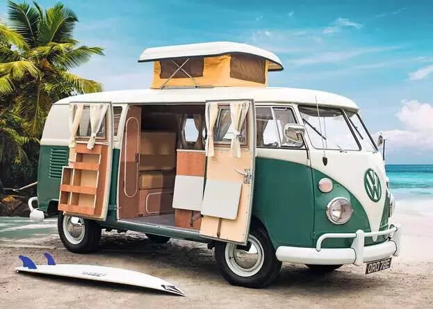 Ravensburger Krāsaina puzle Volkswagen T1 Kempings