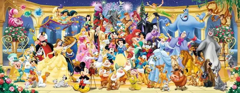 Ravensburger Disney 12000444 1000 gabaliņu multfilmu