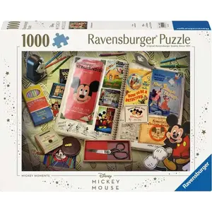 Пазл Ravensburger 1000 деталей Mickey Moments (1950) — классическая иллюстрация Disney
