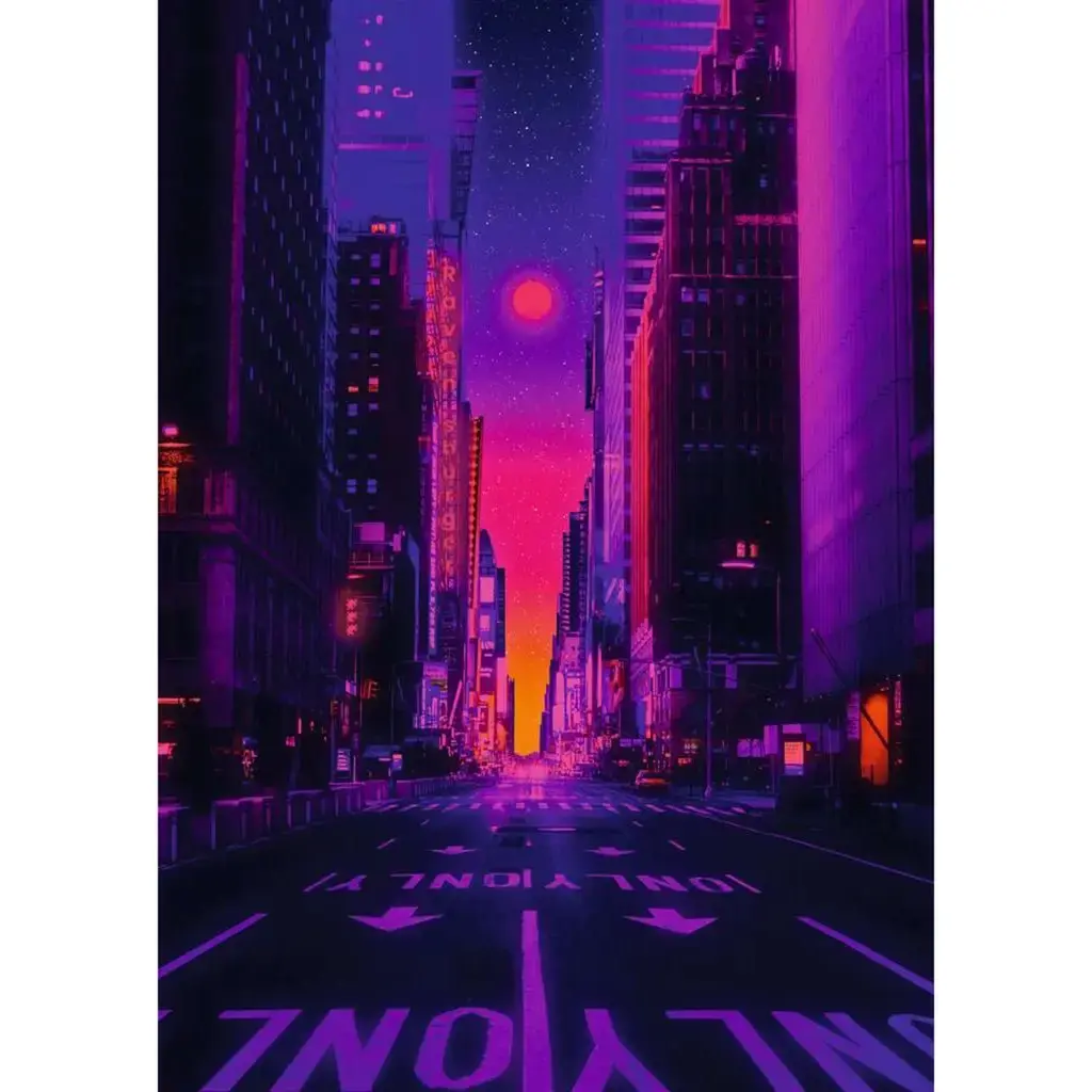 Ravensburger New York in Neon — 1000 gab. puzle Photo 2