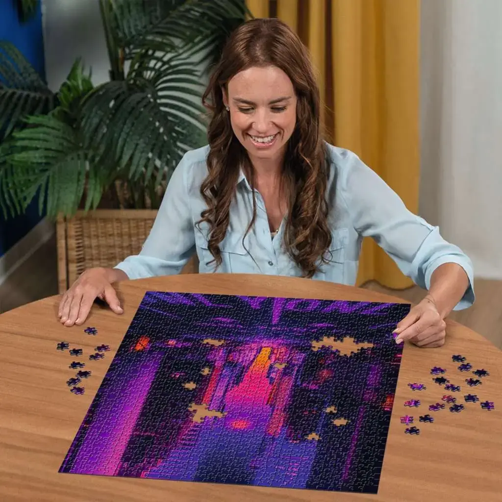 Ravensburger New York in Neon — 1000 gab. puzle Photo 3