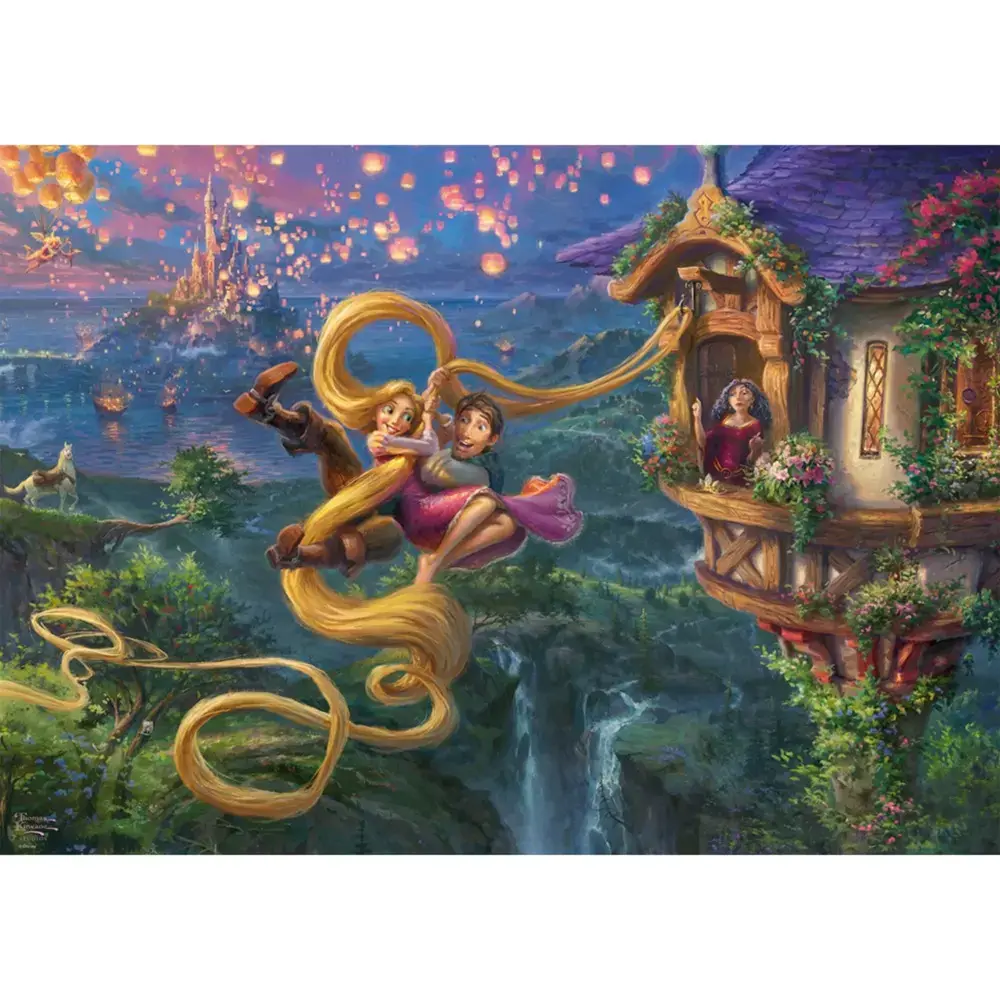Schmidt Spiele 1000 gab. puzle Thomas Kinkade Rapunzel Photo 2