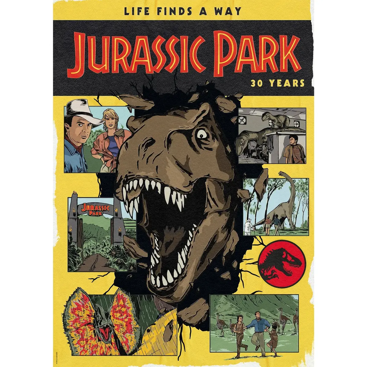 Пазл schmidt spiele Jurassic Park 30 Years, 1000 эл. Photo 2