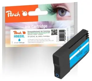 Картридж PEACH PI300-1028 совместимый High (XL) ёмкость, голубой (Cyan), 27 мл, 1600 страниц