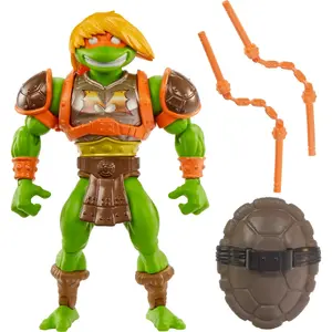 Rotaļlietu figūriņa MATTEL Masters of the Universe Origins Michelangelo ar locītavām — kustama, kolekcionēšanas izmērs