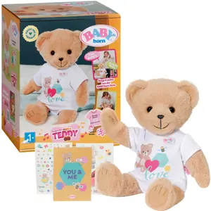 Mīkstā rotaļlieta zapf creation BABY born Singing Teddy 837962 — dziedošs plīša lācītis lellēm