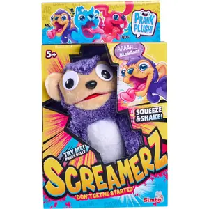 Plush toy Simba-Dickie ScreamerZ Monkey 105953333 — soft stuffed monkey with screamer sound feature