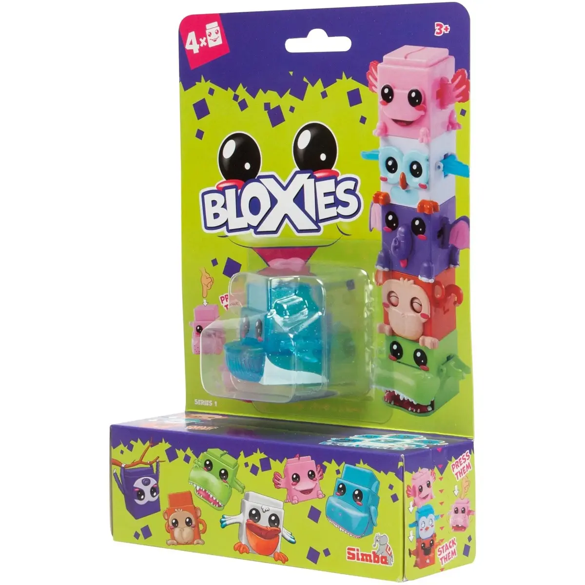 Simba-Dickie Bloxies Серия 1 набор из 4 фигурок Photo 2