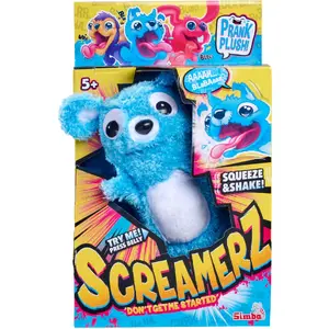 Plush ScreamerZ Bear by Simba‑Dickie model 105953331 — soft toy with sound feature