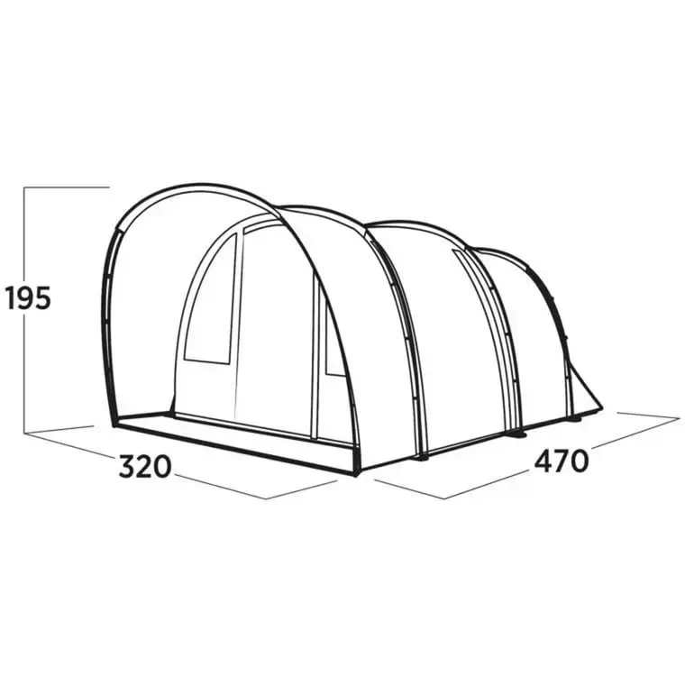 Палатка easy camp Skarvan 5 Grey 2025 Photo 5