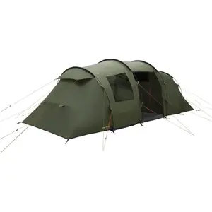 Туннельная палатка easy camp Leka Twin 6 Olive Green 2025 — для 6 человек, семейная туннельная палатка