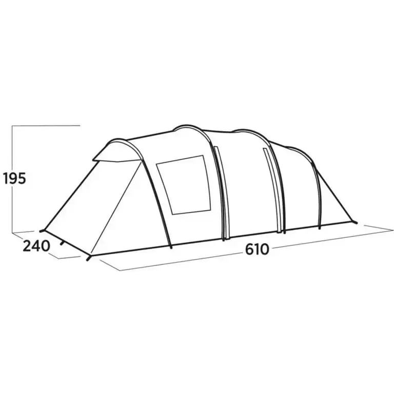 Туннельная палатка easy camp Leka Twin 6 Photo 5