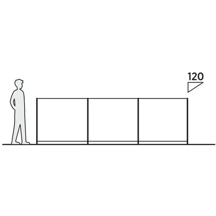 Privacy screen Easy Camp Huk 2025 grey Photo 3