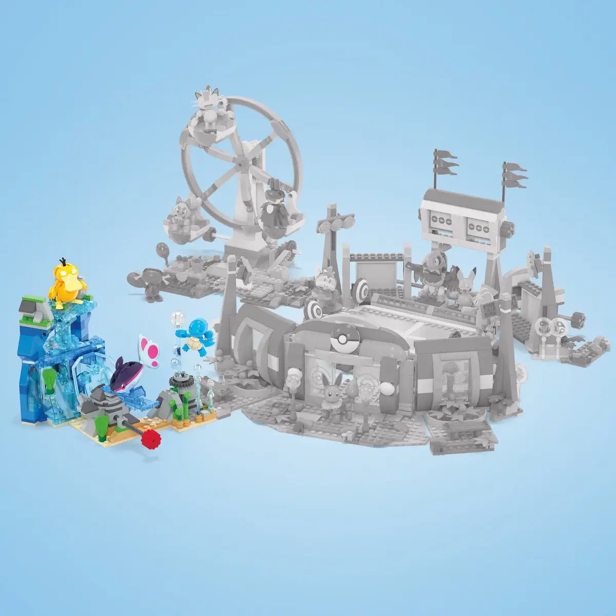 Construction toy MATTEL MEGA HXF79 Pokémon Water Adventure Photo 6