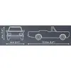 Cobi konstruktors Opel Rekord C 1700 L Cabriolet Photo 2