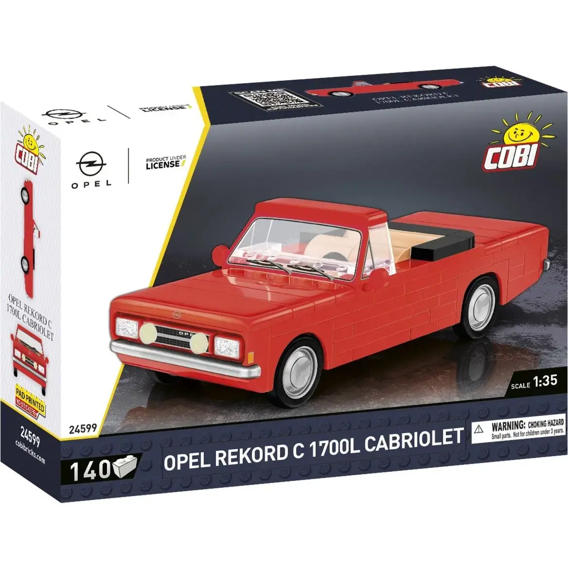 Cobi konstruktors Opel Rekord C 1700 L Cabriolet Photo 3