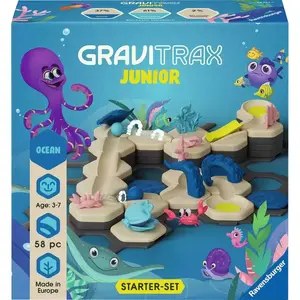 Marble Run Starter Set Ravensburger GraviTrax Junior S Ocean – modular track construction for kids