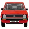 Cobi Volkswagen Golf 1974–1983 Конструктор 1:12 Photo 3