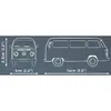 Cobi Volkswagen T2b Bus modelis 1:35 Photo 2