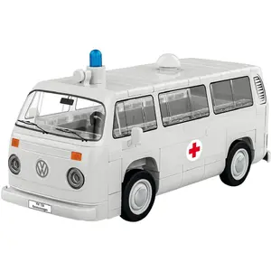 Cobi Model Kit Volkswagen T2b Ambulance 1:35 scale grey