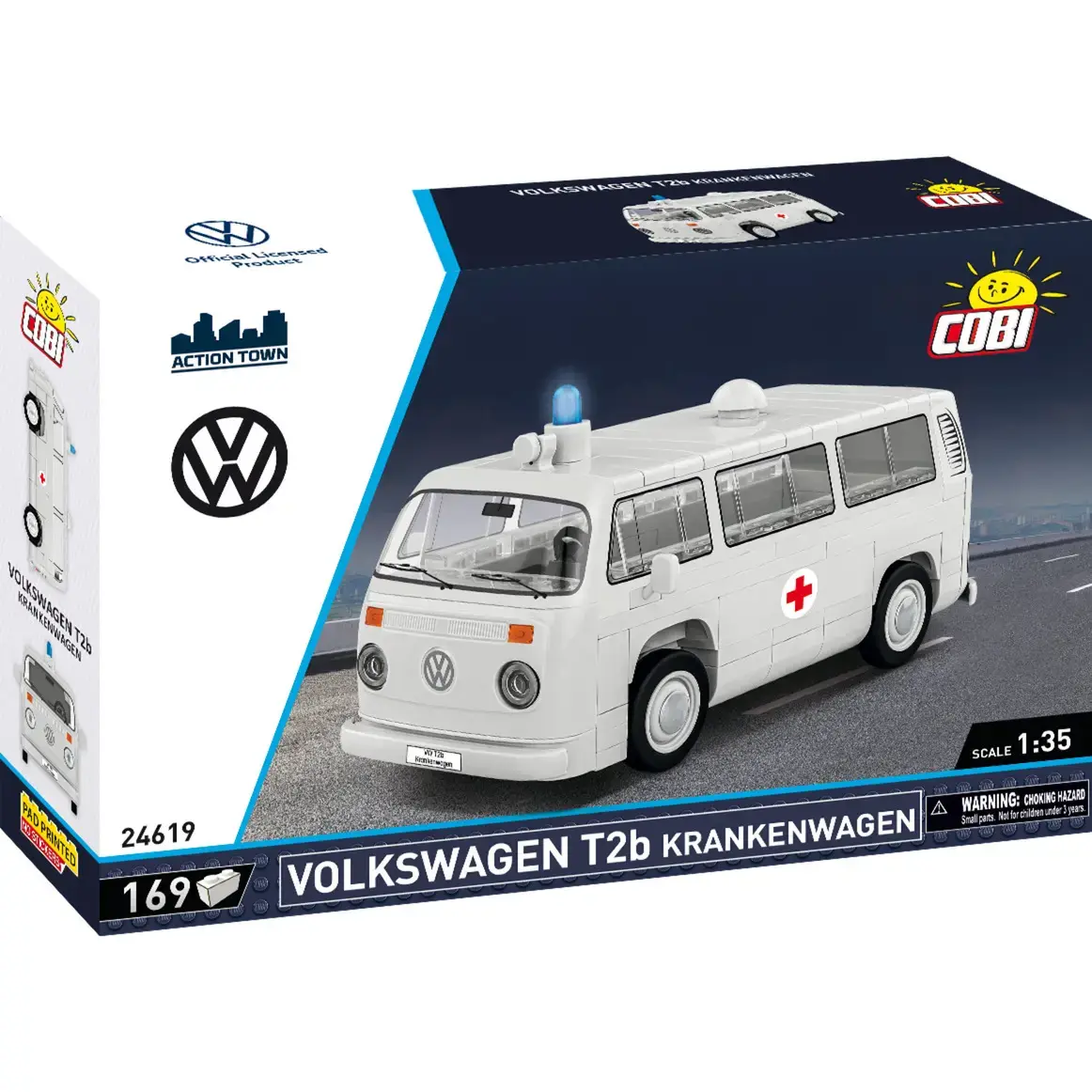 Cobi Volkswagen T2b Ambulance model kit 1:35 Photo 3