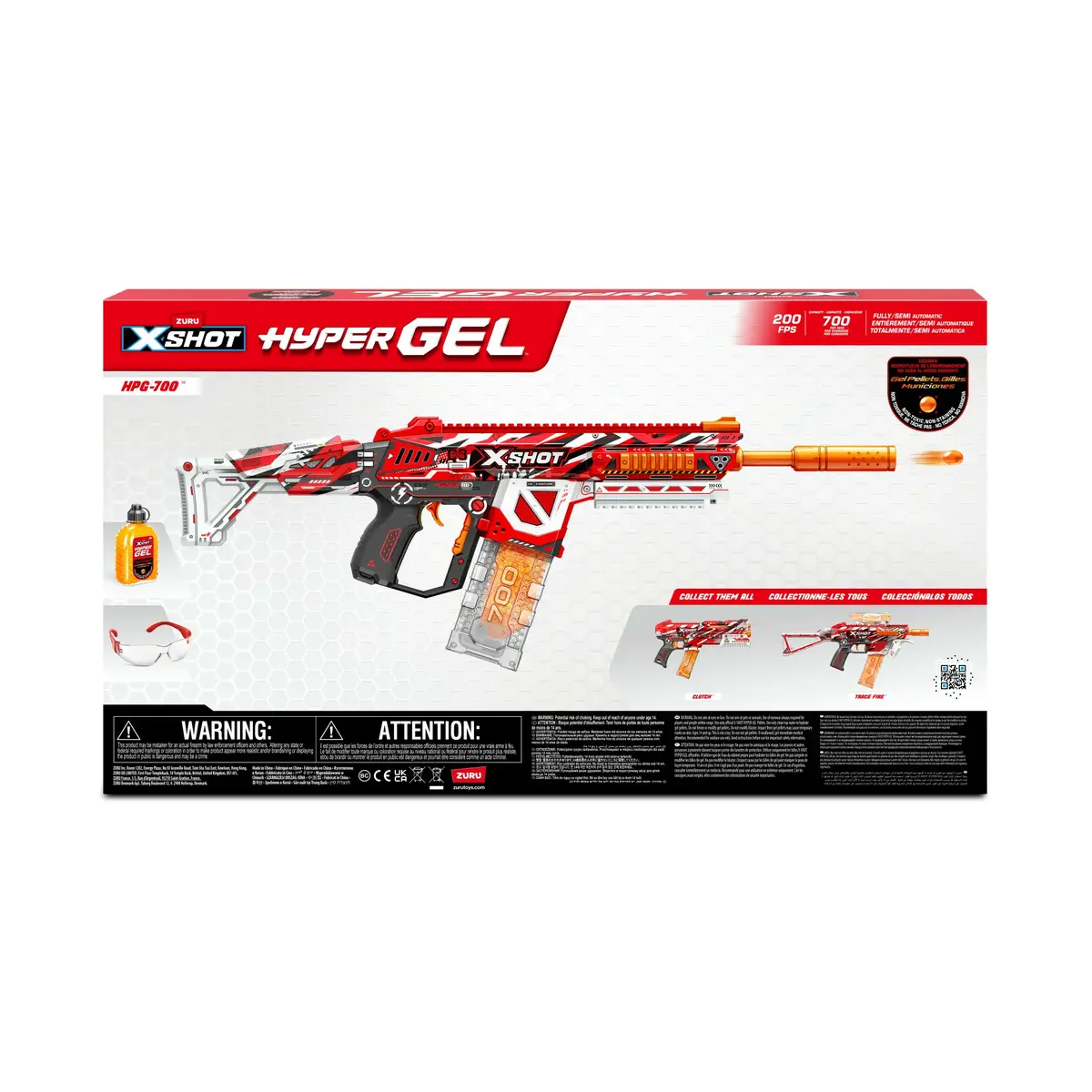 Toy blaster ZURU XSHOT Hyper Gel HPG-700 Photo 4