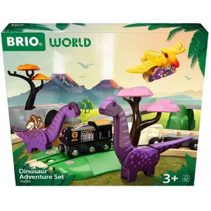 Железная дорога Ravensburger Dinosaur Adventure Set BRIO World 63609400 с интерактивными элементами
