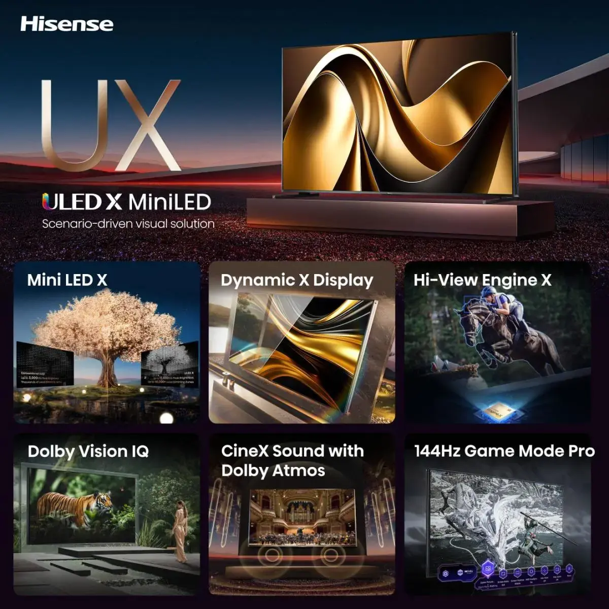 Телевизор Hisense 85UXNQ Photo 4