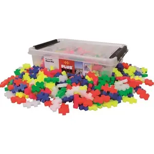 Building Blocks set plus plus Big Neon EDU 200 pieces — educational construction bricks
