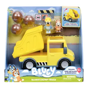 Машинка-самосвал TMTOYS Bluey's Dump Truck, пластик, жёлтая, для 3+ лет