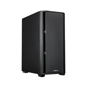 PC case CHIEFTEC AS-02B-OP Midi Tower — Black, supports ATX/micro ATX/mini-ITX, 2×3.5" + 2×2.5" bays, USB-C, 7 expansion slots