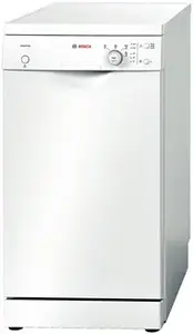 Bosch SPS40E22EU Freestanding Slimline Dishwasher with 9 Place Settings, 48 dB Noise Level, Eco, Intensive, and Quick Programs, White Door