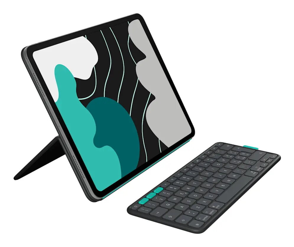 Bezvadu tastatūras vāciņš Logitech Flip Folio