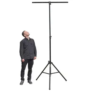 Apgaismojuma statīvs OEM LS120 V2 2.8 m — studijas gaismas statīvs, regulējams augstums 2.8 m