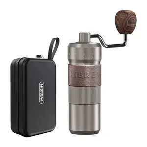 Ручная кофемолка HiBREW G4B с регулируемым помолом, ручная жерновая мельница