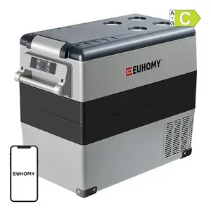 Portable car refrigerator Euhomy CF001 55L — energy-efficient 55 L capacity, portable 12/24V use