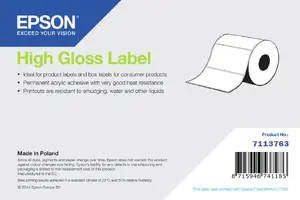Epson High Gloss Label Die-Cut Roll 210mm x 297mm Self-Adhesive Printer Label