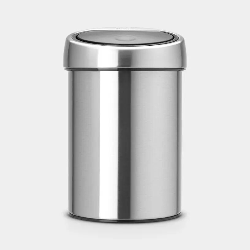 Brabantia TOUCH BIN Apaļš Tērauds 3
