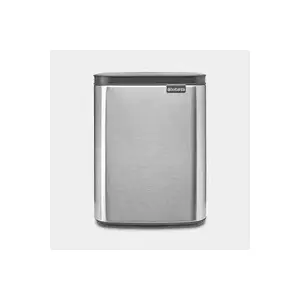 Trash bin BRABANTIA BO 7 L Matt Steel Fingerprint Proof - 7 L capacity, matte stainless-look finish
