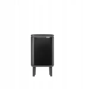 Trash Bin BRABANTIA BO 4L Matte Black, model 22 70 28, 4 litre waste bin