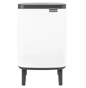 Trash Can BRABANTIA BO 7L White, Model 22 71 65, 7 L capacity